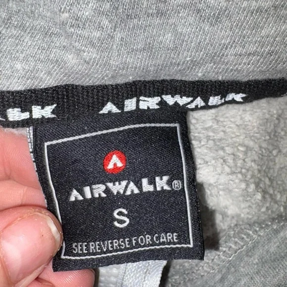 Airwalk Gray Zip-Up Hoodie - Picture 6 of 8